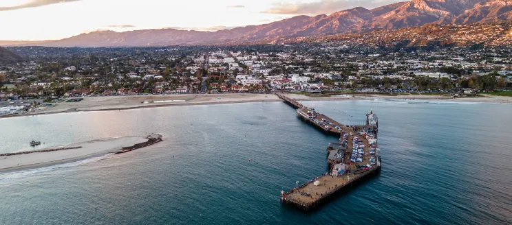 Wharf and City from Sunset