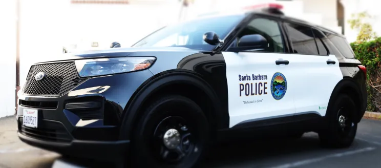 Santa Barbara Police Vehicle