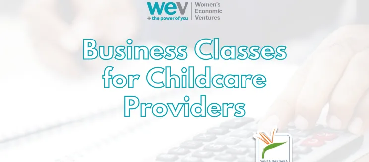 Graphic reading "Business Classes for Childcare Providers"