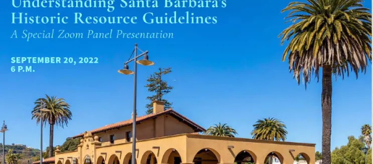 Santa Barbara Trust for Historic Preservation Zoom invite 