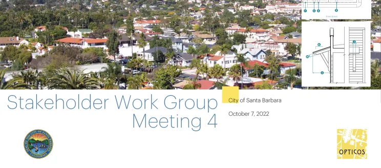 Santa Barbara Design Standards Work Group Meeting 4 Presentation Cover