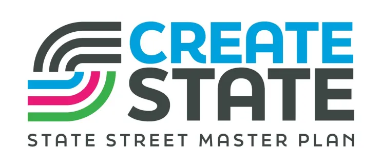 State Street text logo that says Create State