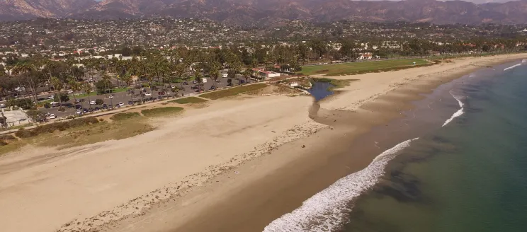 Aerial of East Beach