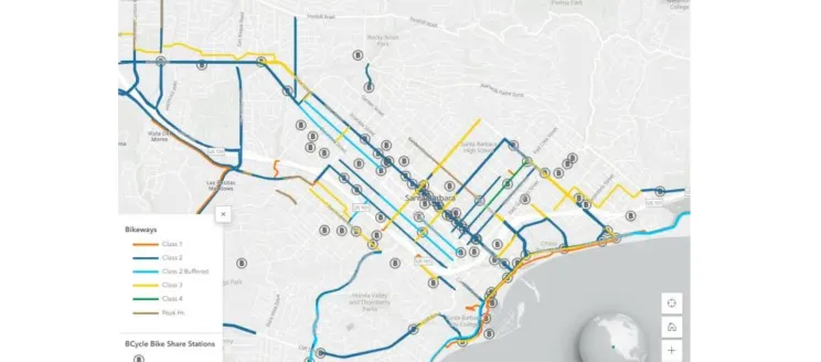 bike trail map