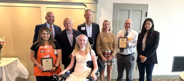 Group photo of all the award recipients at the 2023 Mayor's Awards