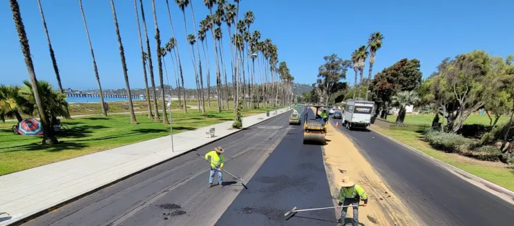 Paving Area Map - Shoreline Drive