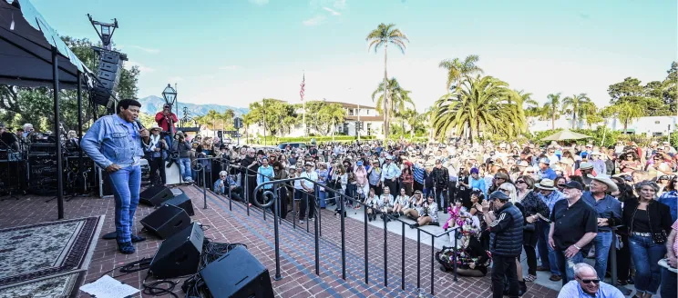 Chubby Checker performing at the Lobero. City Grantee Lobero Theatre Foundation. Photo Credit Sherry Rayn Barnett