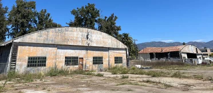 Picture of General Western Aero Hangars taken in 2024.