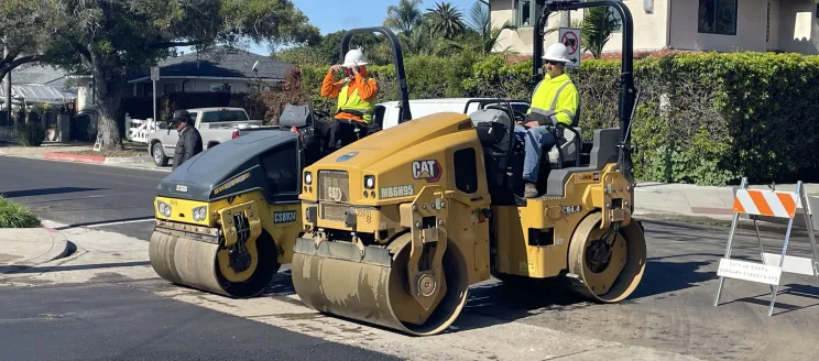 Paving Carrillo Street