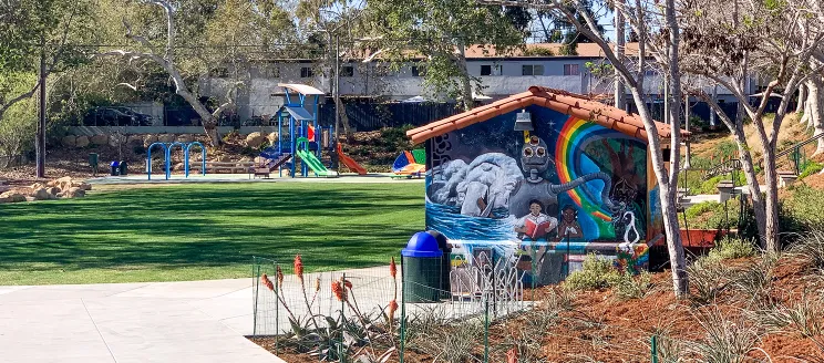 picture of city park and playground