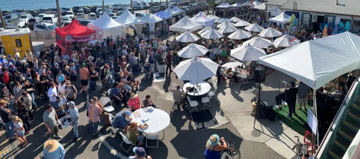 Harbor & Seafood Festival near the Mainstage.