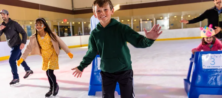 Skaters at Ice in Paradise.