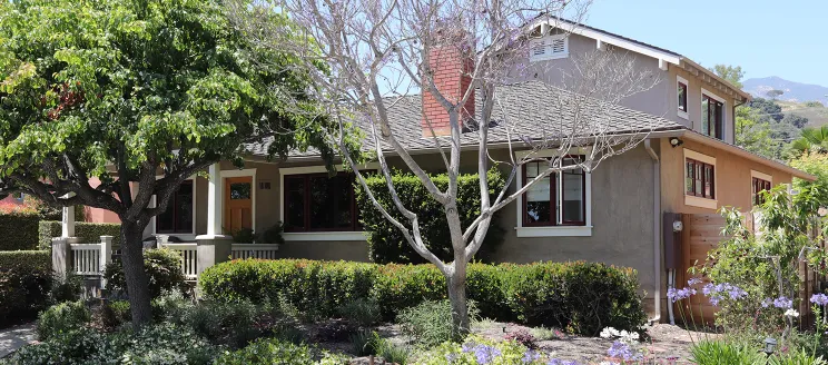 Image of a craftsman house in the San Roque neighborhood