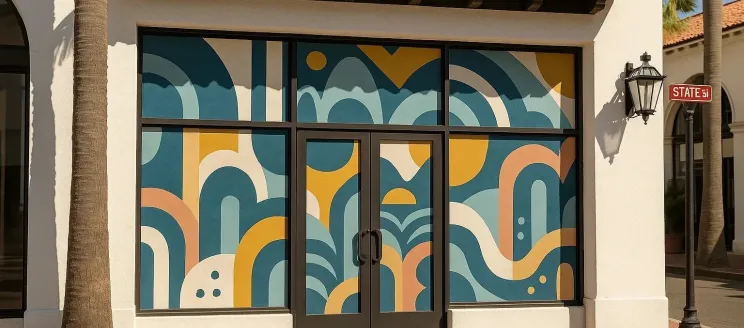 Vacant Window Beautification Program Rendering