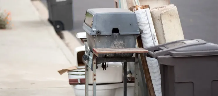 Bulky items in street