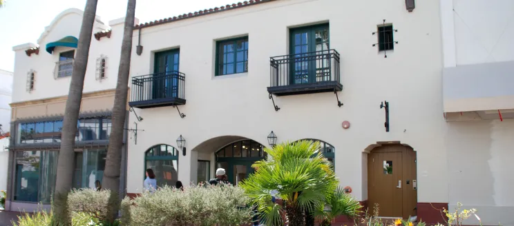 821 State Street view from state street looking at two story building