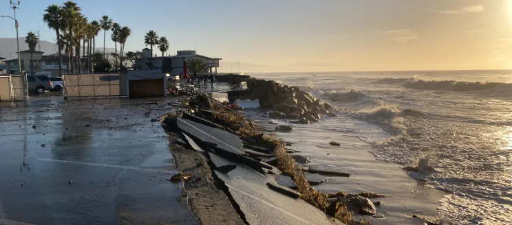 Harbor West Parking Lot Collapse Sea Level Rise Waterfront