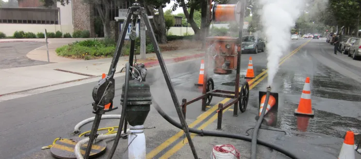 Wastewater Rehab Liner Curing