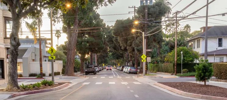 Example of Roadway Striping Configuration.