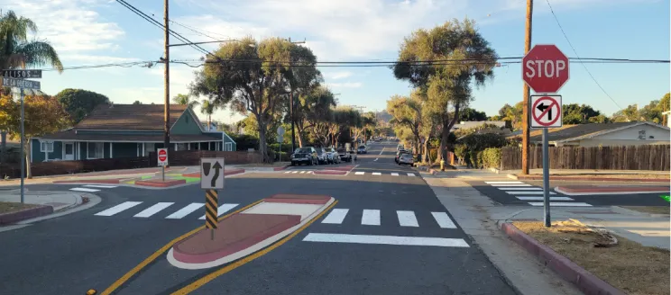 Downtown De La Vina Street Crosswalks and Buffered Bike Lanes and the Eastside Community Paseos Project - Diverters on A.png