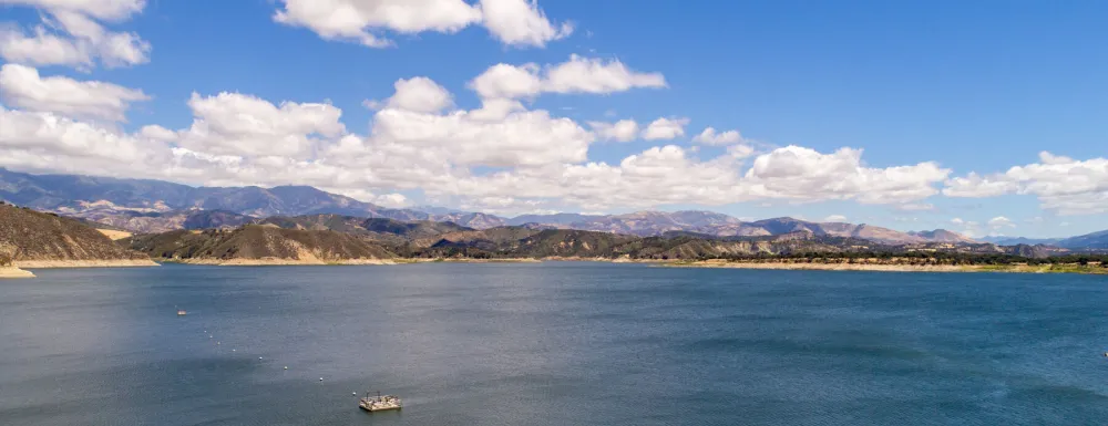 A view of the Cachuma Reservoir