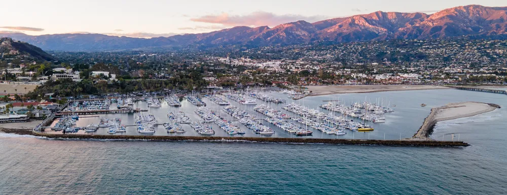 Santa Barbara Harbor Aerial