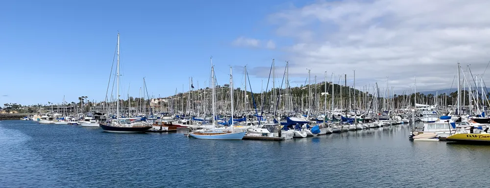 Santa Barbara Harbor Marina 1 from SE