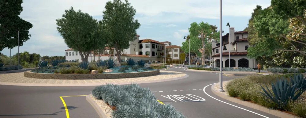 Rendering of Olive Mill Roundabout