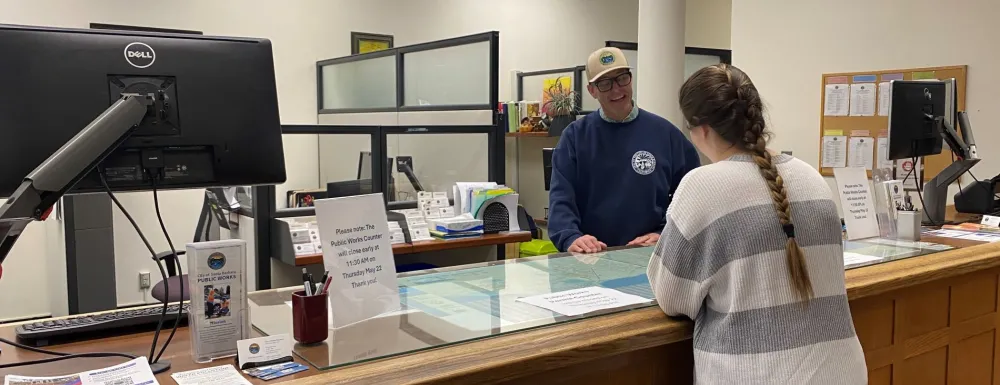 Public Works Permit Counter