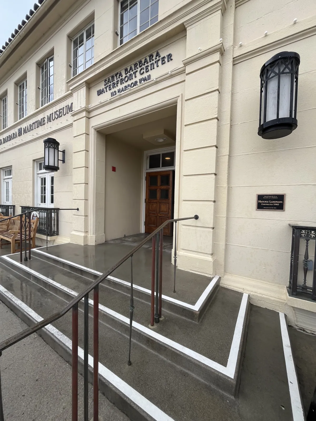 Plaque shown on Harbor Naval Reserve Building
