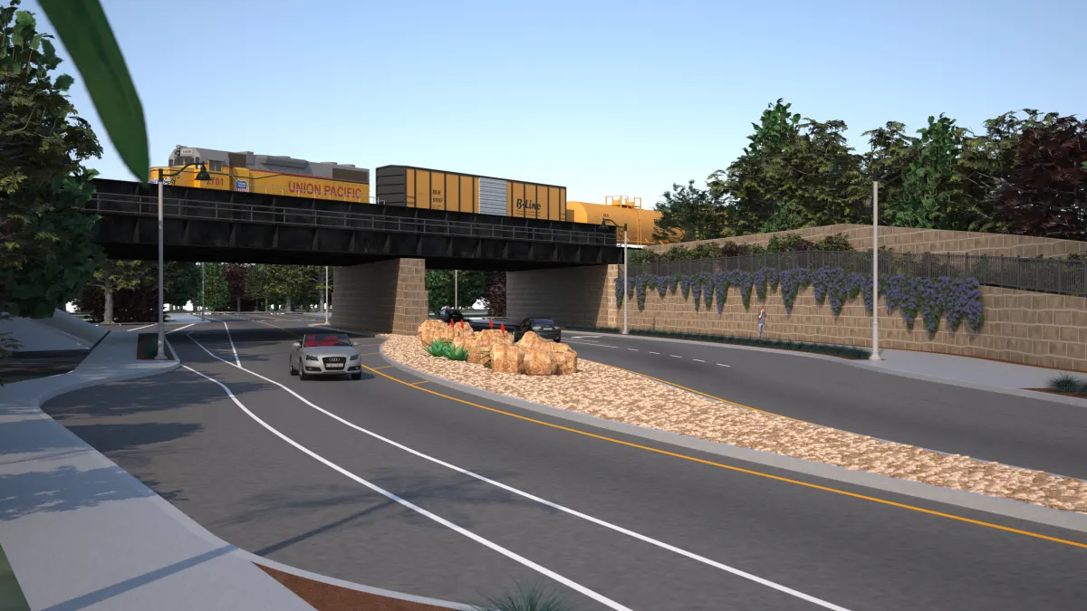 Rendering of Proposed Cabrillo/ UPRR Bridge