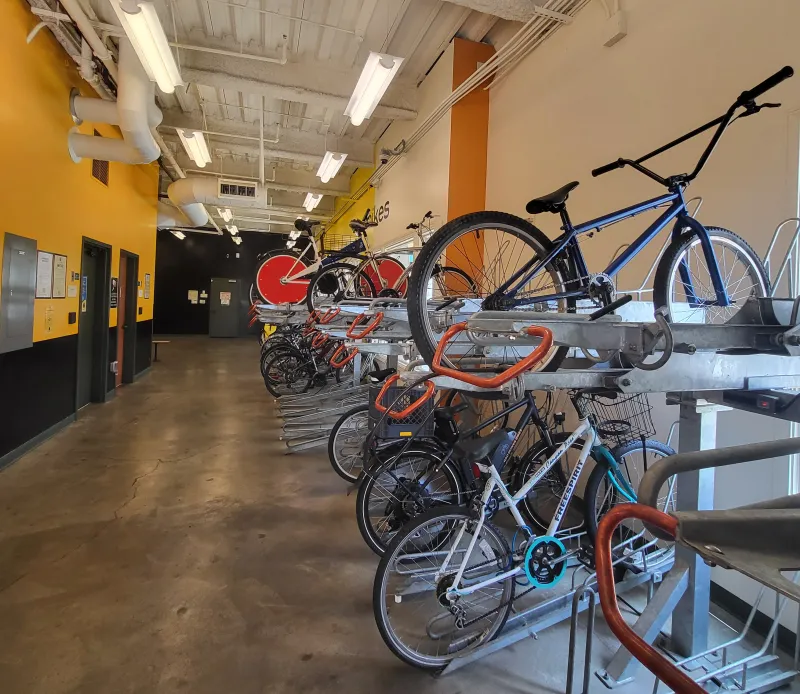Bicycle Parking at Granada Garage