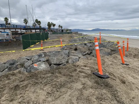Emergency Rock Revetment