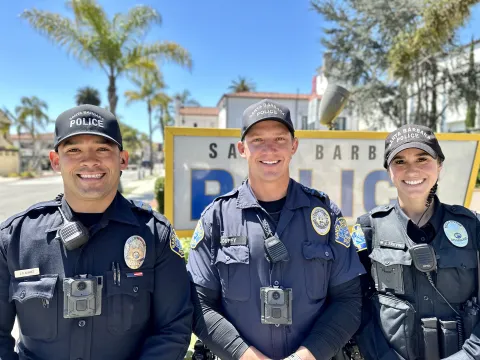 Three SBPD Officers