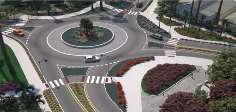 Los Patos Roundabout