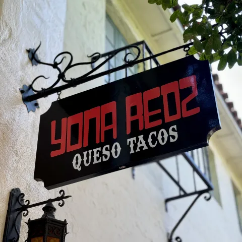 Restaurant Sign for Yona Redz