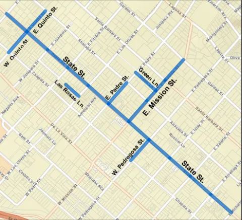 State Street Map