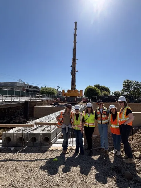 Women engineers at De La Vina Project