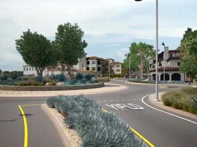 Rendering of Olive Mill Roundabout